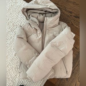 Lululemon slush hour hooded jacket. Like new. Size 4. Color - trench.